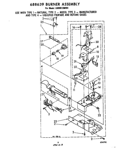 688639 burner