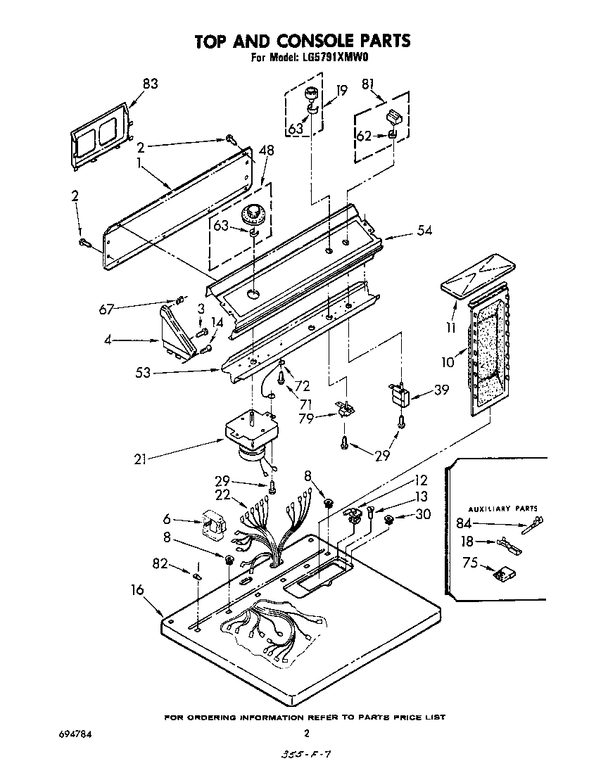 TOP AND CONSOLE