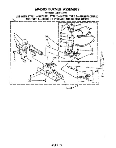 694505 burner