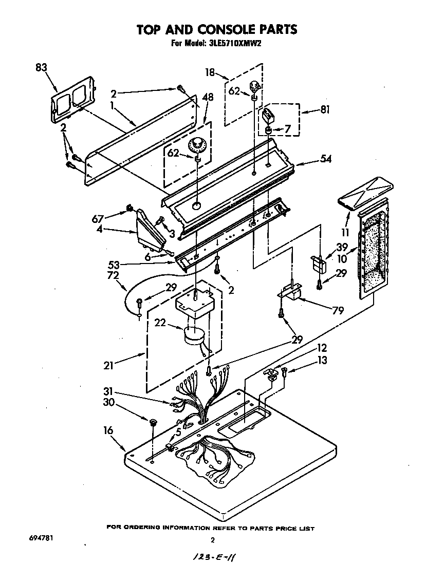 Parts diagram