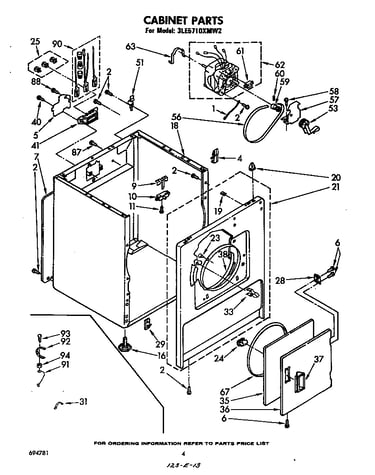 Parts diagram