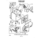 Whirlpool LG5651XKW1 cabinet diagram