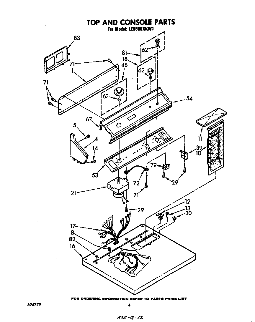 Parts diagram