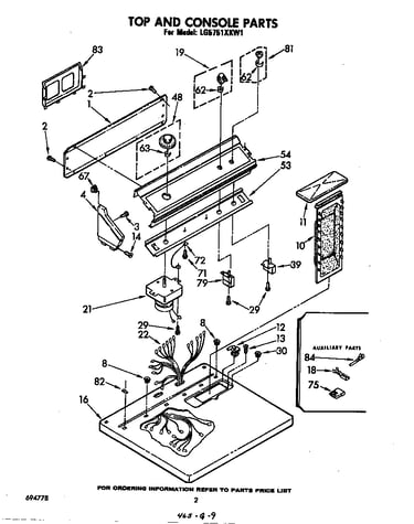 Parts diagram