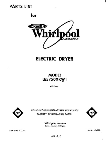 Parts diagram