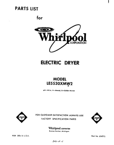 Parts diagram