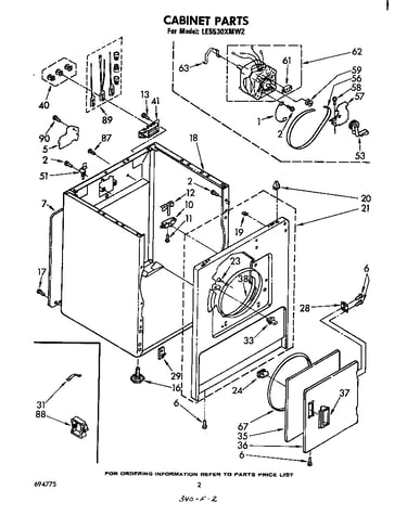 Parts diagram