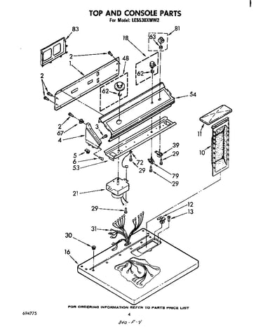 Parts diagram