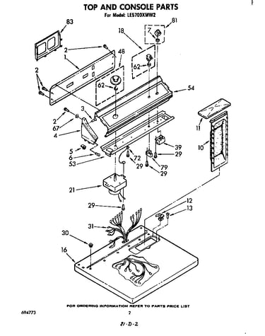 Parts diagram