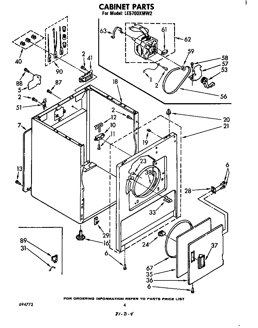 Parts diagram