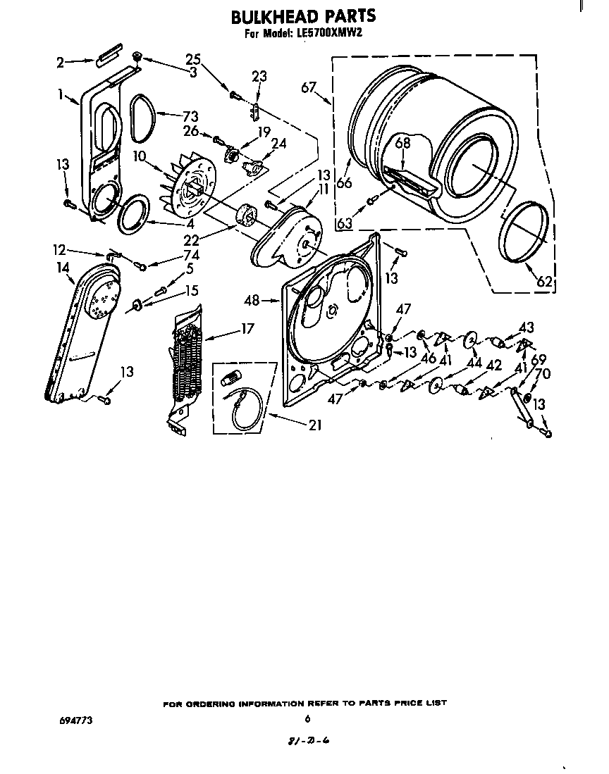 Parts diagram