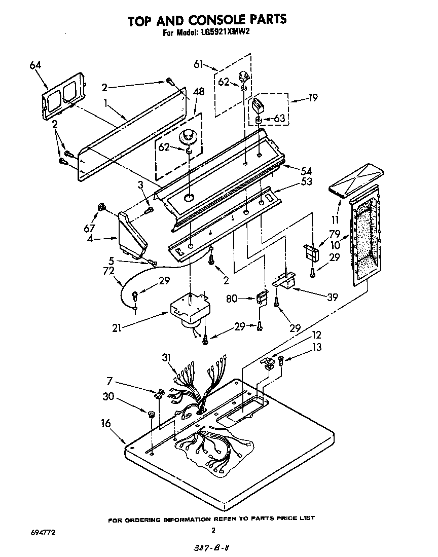 TOP AND CONSOLE