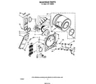 Whirlpool CFE1300W3 bulkhead diagram