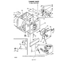 Whirlpool CG2501XMW1 cabinet diagram
