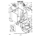 Whirlpool LG7001XMW1 cabinet diagram