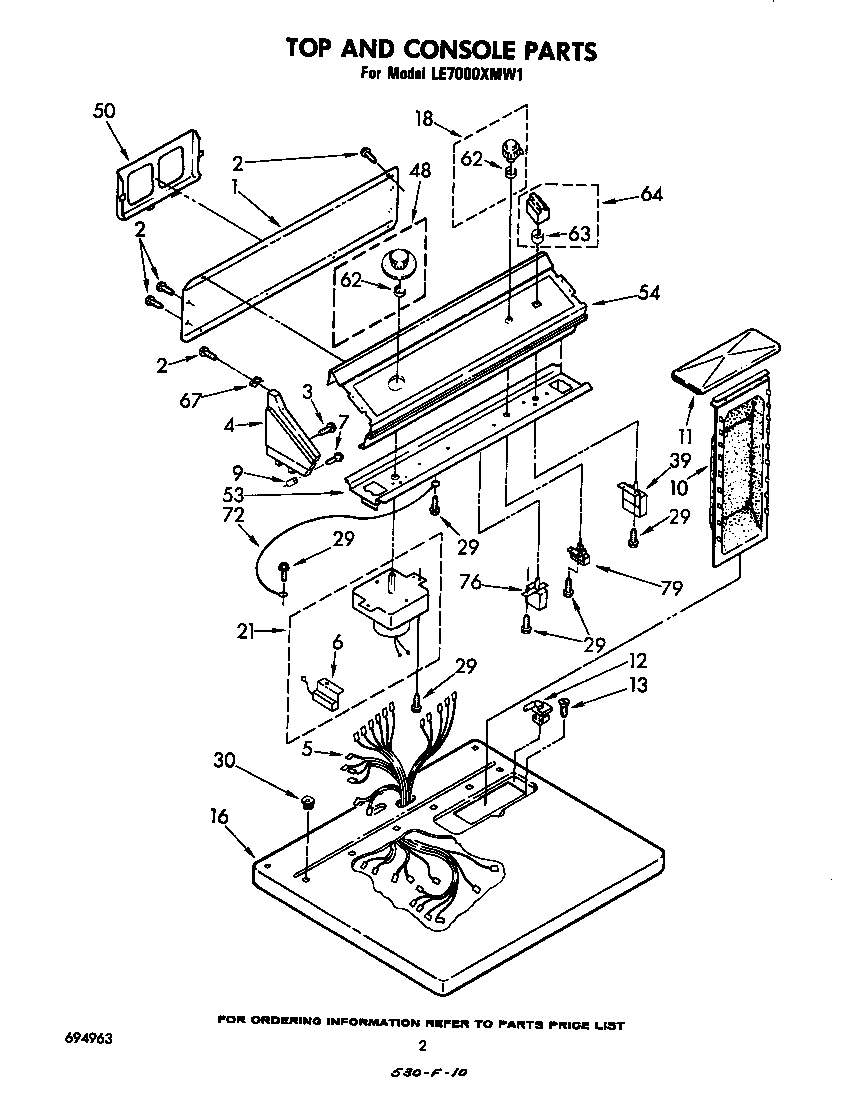 Parts diagram
