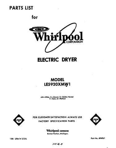 Parts diagram