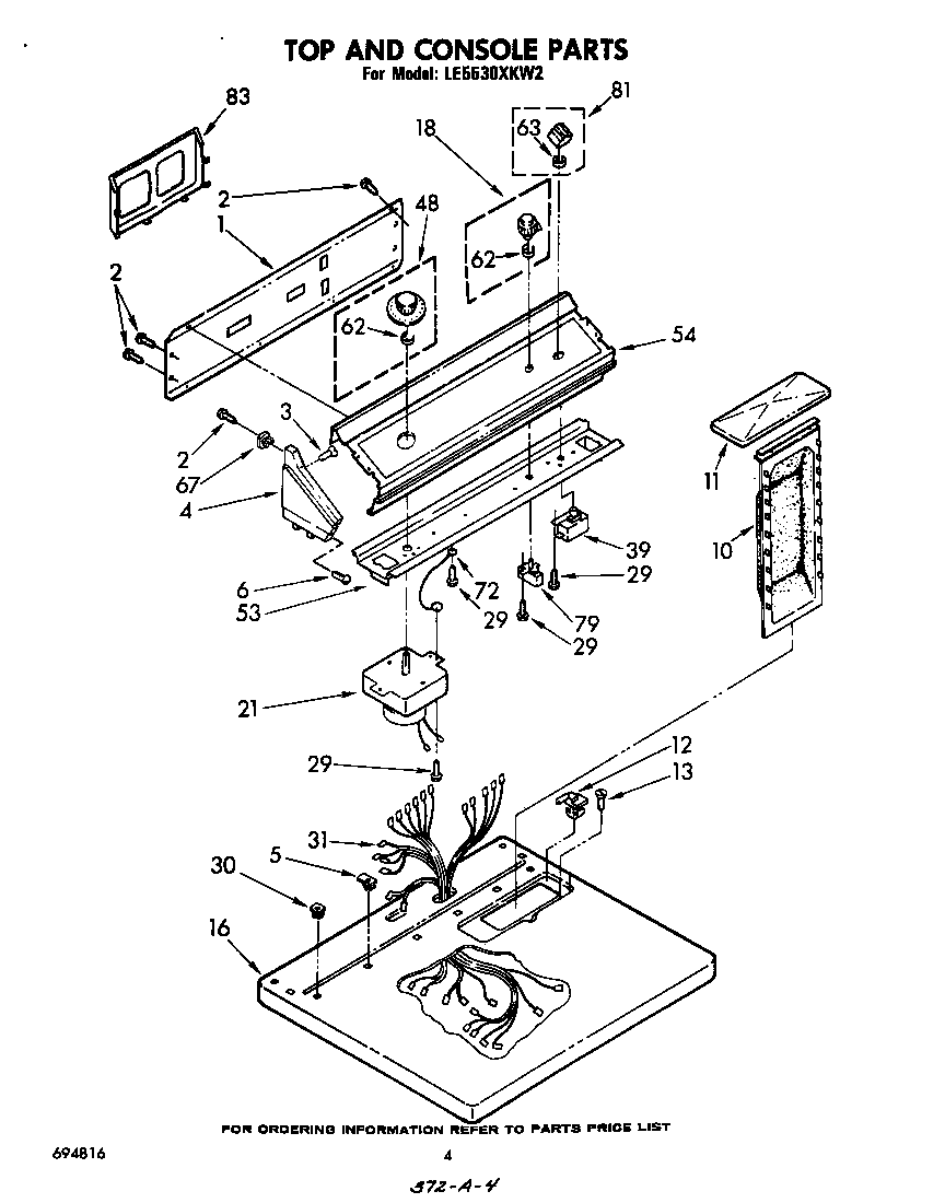Parts diagram