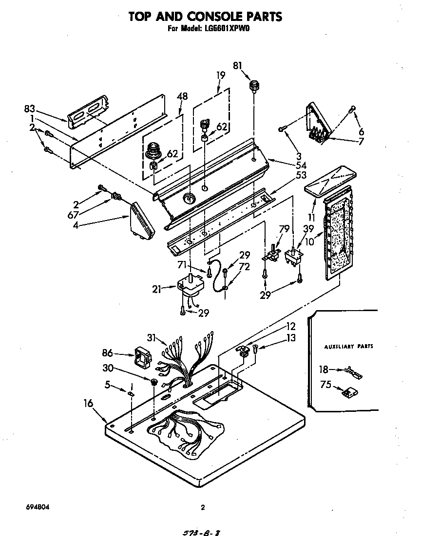 TOP AND CONSOLE