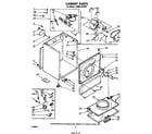 Whirlpool LG6801XPW0 cabinet diagram