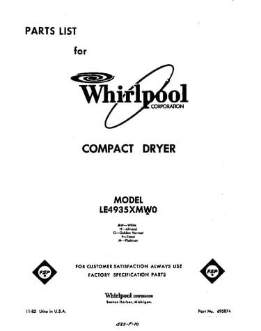 Parts diagram