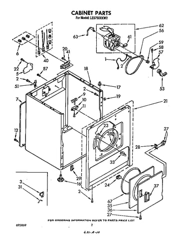 Parts diagram
