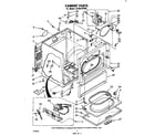 Whirlpool LG7801XPW0 cabinet diagram
