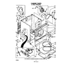 Whirlpool LG5801XPW0 cabinet diagram