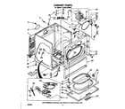 Whirlpool LG7801XMW2 cabinet diagram