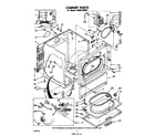 Whirlpool LG9801XMW1 cabinet diagram