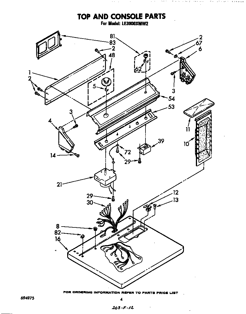 Parts diagram