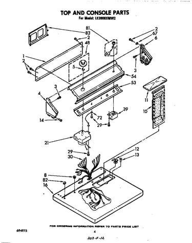 Parts diagram
