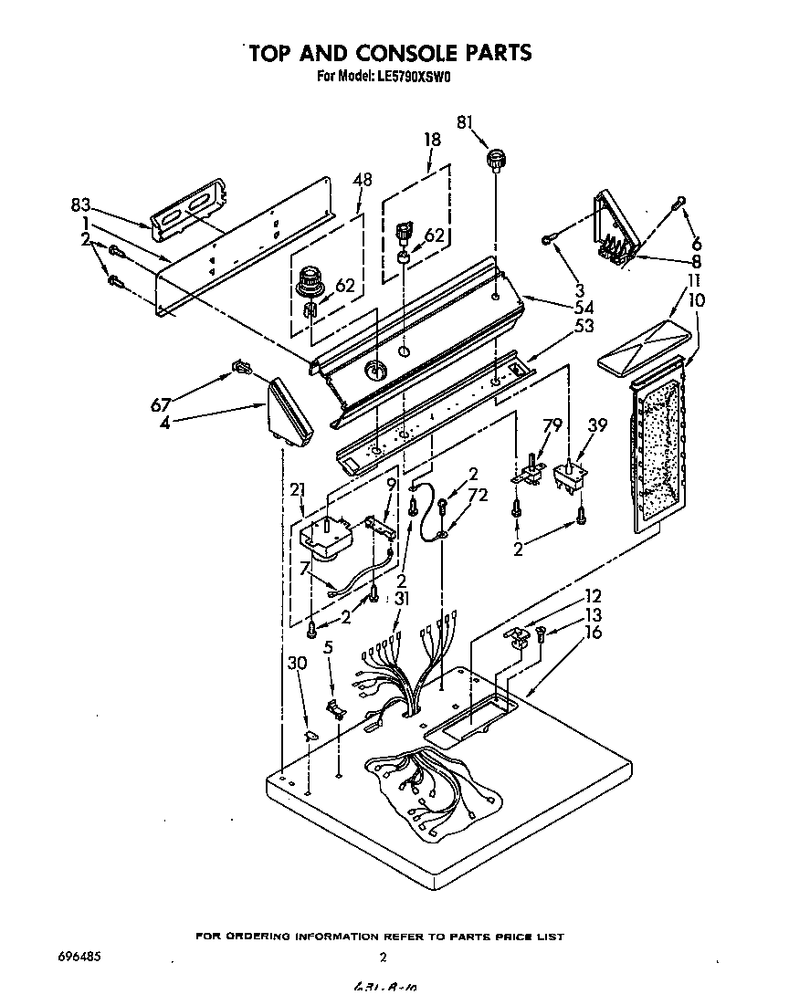Parts diagram