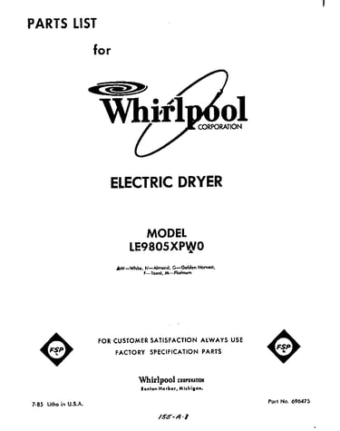 Parts diagram