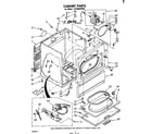 Whirlpool LG7806XPW0 cabinet diagram