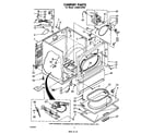 Whirlpool LG9801XPW1 cabinet diagram