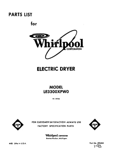 Parts diagram
