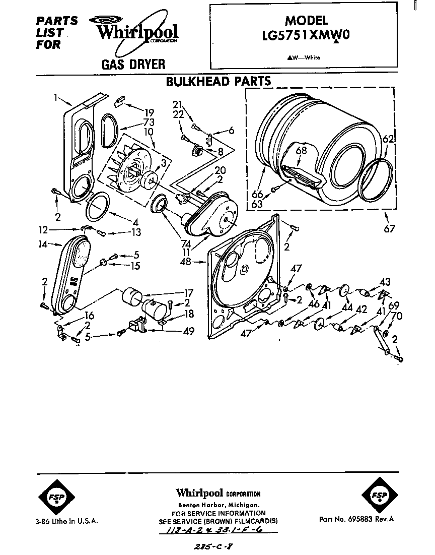 Parts diagram