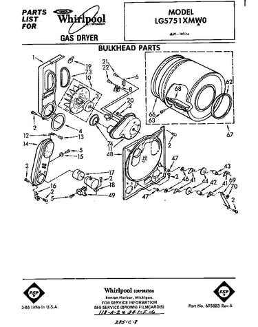 Parts diagram