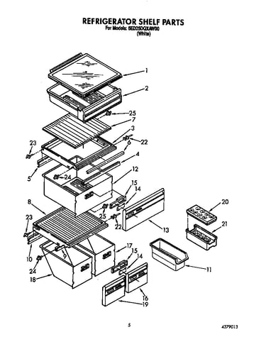 Refrigerator shelf