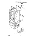 KitchenAid KSRB27QABL06 refrigerator liner diagram