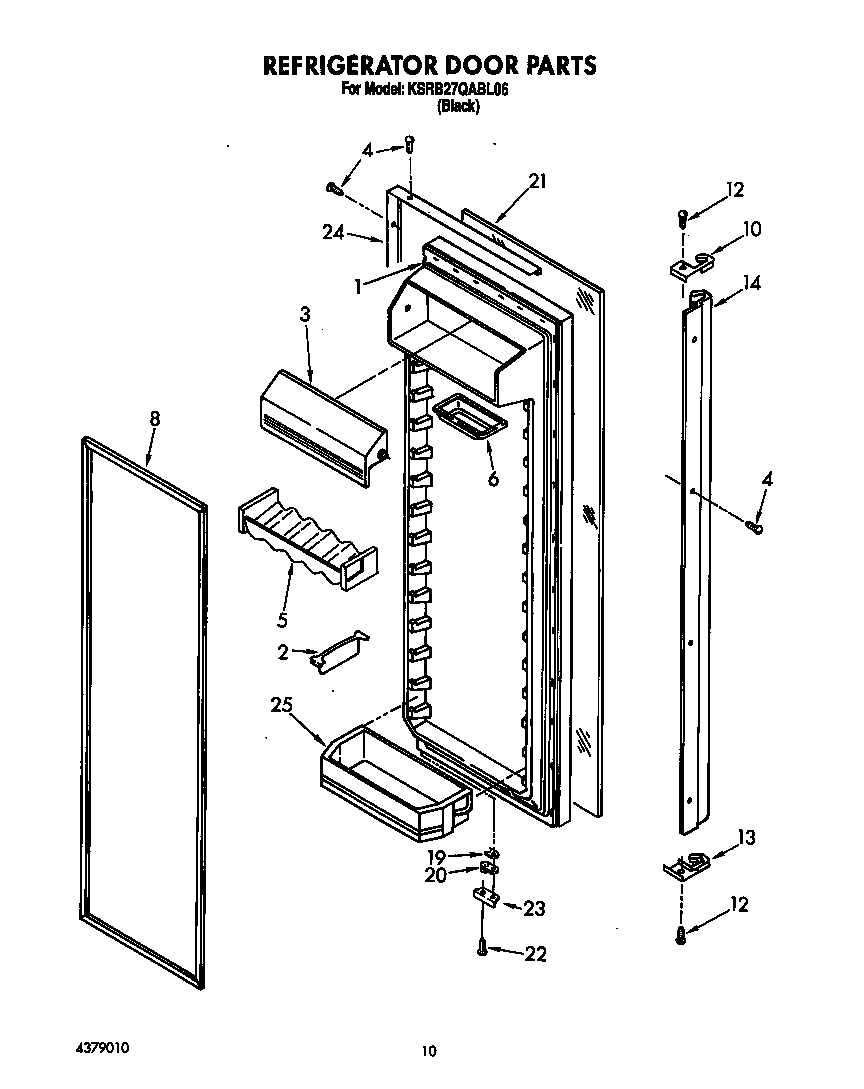 Refrigerator door