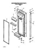Refrigerator door