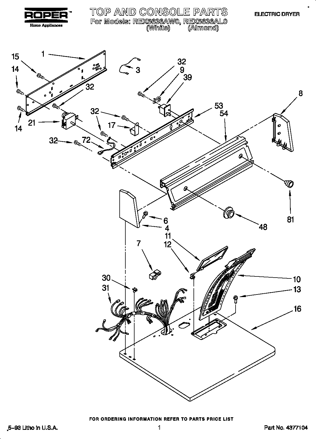 Parts diagram