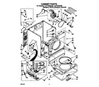 Whirlpool LGT7646AQ0 cabinet diagram