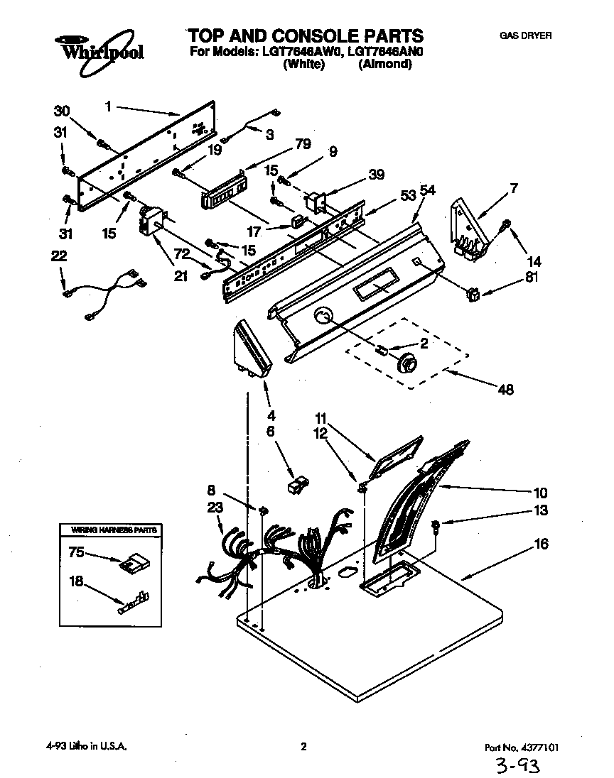 Top and console
