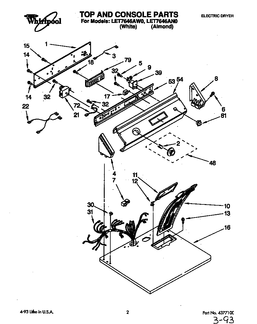 Parts diagram
