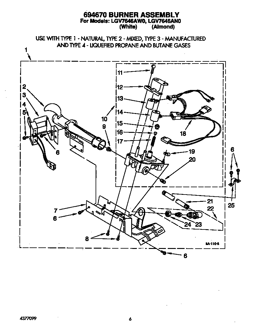 694670 BURNER