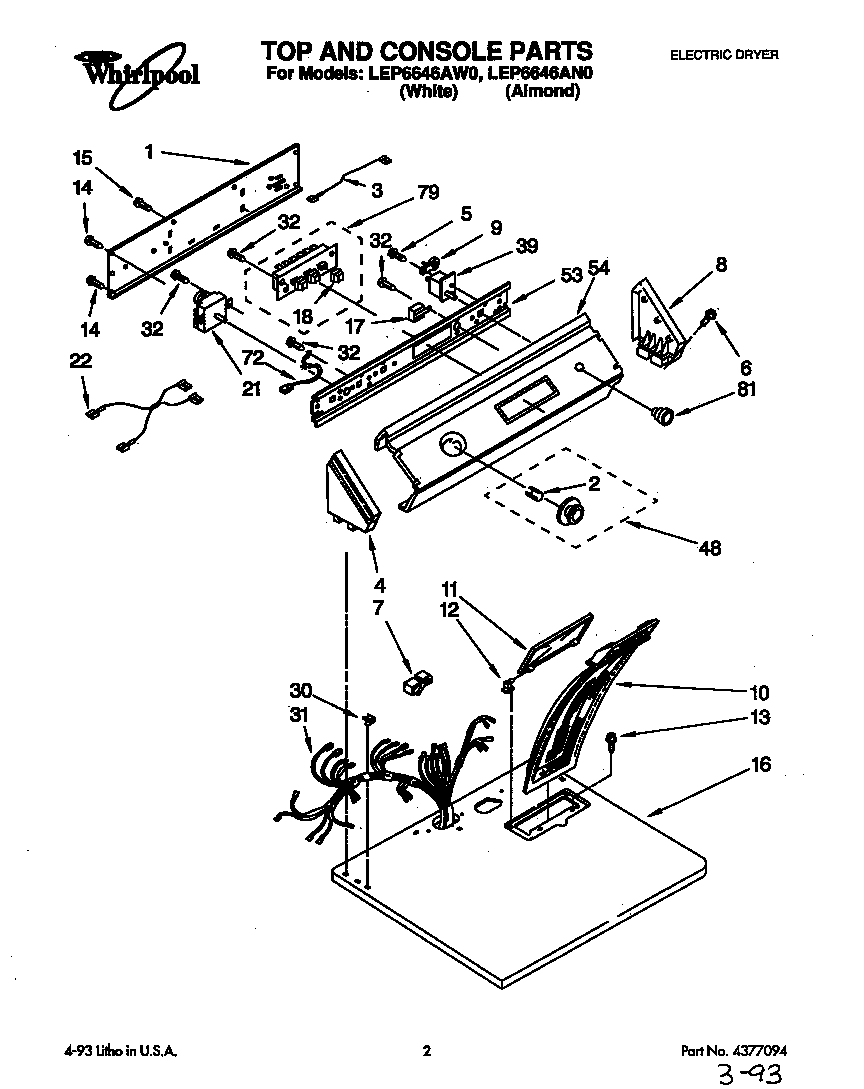 Parts diagram