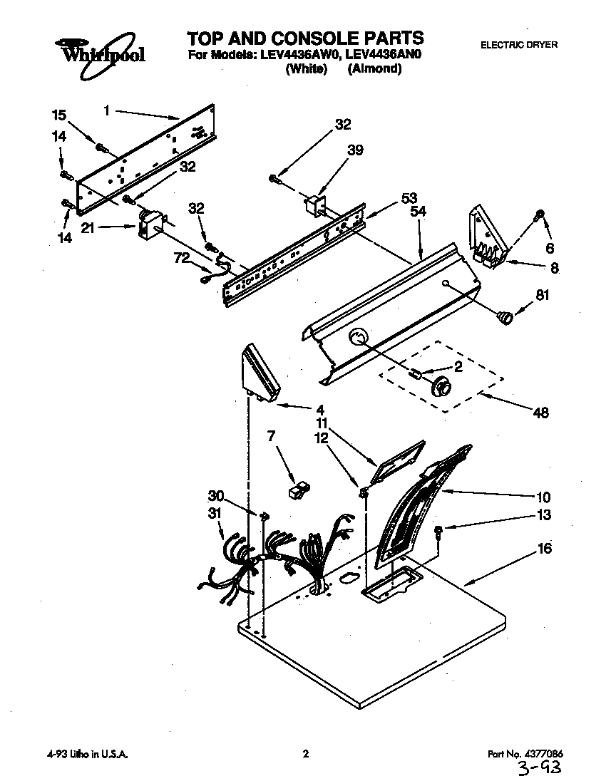 Parts diagram